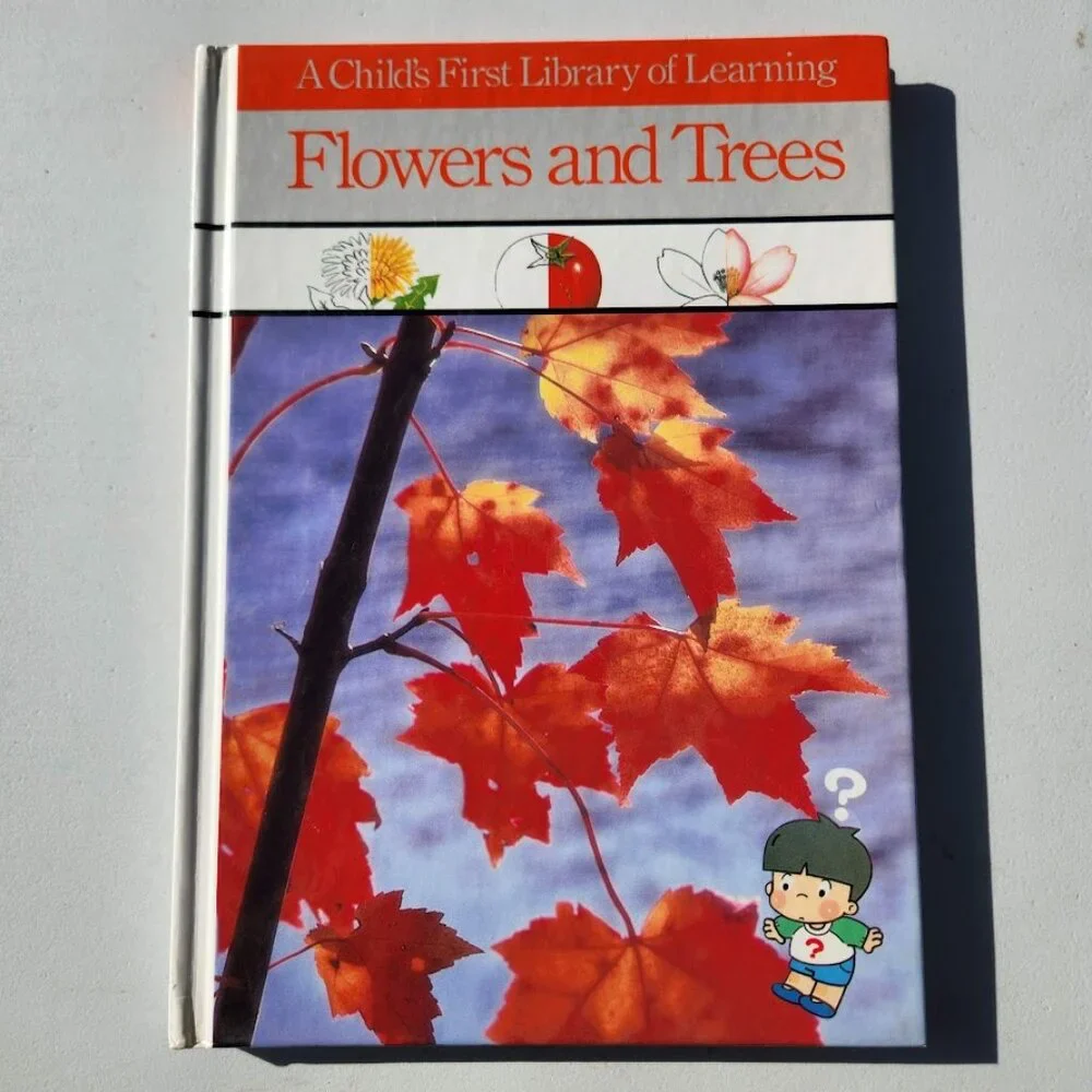 Flowers & Trees Child's First Library of Learning Hardcover Book Science Stem Ho